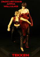 Anna Williams (Tekken) Custom Action Figure