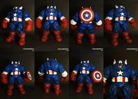 " Juggamerica " Captain Juggernaut America (Marvel vs Capcom) Custom Action Figure