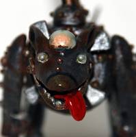 Patch the Steampunk Robot Dog (Tick) Custom Action Figure
