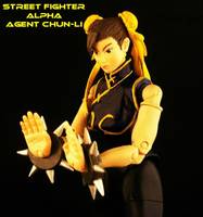 Chun-Li Street Fighter Alpha Interpol Agent (Street Fighter) Custom Action Figure