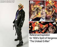 Spirit of Vengance: Undead G-Man (Ghost Rider 1930) (Ghost Rider) Custom Action Figure