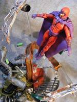 Magneto  - DIORAMA (Marvel Universe) Custom Diorama / Playset
