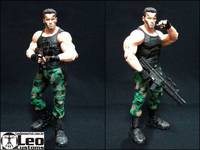 Arnold Schwarzenegger as MAJOR DUTCH SCHEAFER (Predator) Custom Action Figure