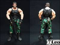 Arnold Schwarzenegger as MAJOR DUTCH SCHEAFER (Predator) Custom Action Figure