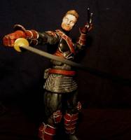 Shadowland Daredevil (Cherry Bomb Redesign ) (Marvel Legends) Custom Action Figure