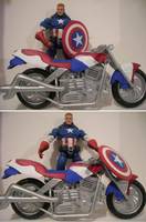 Capt Americas Motorcycle (Marvel Legends) Custom Action Figure