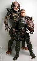Dutch in Predator Armor V2 (Predator) Custom Action Figure