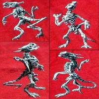 Dragon Fossil (Sa·Ga) Custom Miniature / Figurine