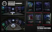 Shield Armory Diorama for Avengers (Avengers) Custom Diorama / Playset