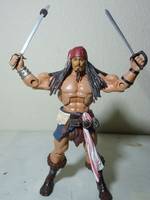 Captain Jack Sparrow (Masters of the Universe) Custom Action Figure