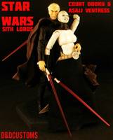 Count Dooku Sith Lord Darth Tyranus (Star Wars) Custom Action Figure