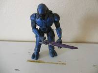 Blue Ascetic Elite (Halo) Custom Action Figure