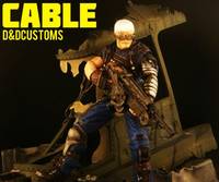 X-Men Futuristic Battlezone Cable Action Figure (X-Men) Custom Action Figure