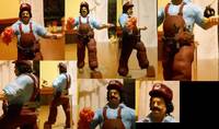 Captain Lou as Super Mario (Original) Custom Action Figure