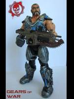 Martin Sane, Gamma Squad Leader - GEARS of WAR (Gears Of War) Custom Action Figure