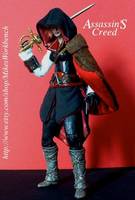 Assassin's Creed - Female Black Master (Street Fighter) Custom Action Figure
