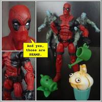Deadpool "Merc with the SEAMS" MU (Marvel Universe) Custom Action Figure