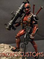 Movie Concept Armored Deadpool (Cyber DP) (Movie Masters) Custom Action Figure
