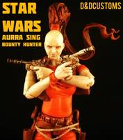 Aurra Sing Bounty Hunter Jedi Huntress (Star Wars) Custom Action Figure
