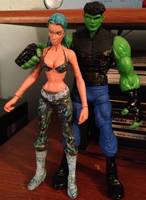 Enzo Matrix and Andraia from Reboot (Random) Custom Action Figure