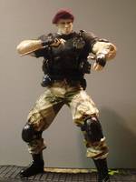 Jack Krauser ( First appearance in RE4) (Resident Evil) Custom Action Figure