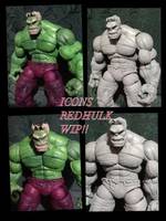 Red Hulk(13") (Marvel Legends) Custom Action Figure