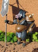 White Witch's Army  Ensign Holder Minoboar (Fantasy) Custom Action Figure