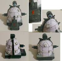 Mini - Technodrome (Teenage Mutant Ninja Turtles) Custom Miniature / Figurine