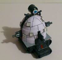 Mini - Technodrome (Teenage Mutant Ninja Turtles) Custom Miniature / Figurine