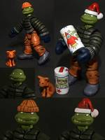 Michaelangelo and Klunk 1985 (Teenage Mutant Ninja Turtles) Custom Action Figure