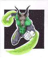 Green Lantern Garnet Loas, Original (Green Lantern) Custom Action Figure