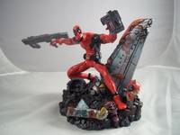 Deadpool / Headpool Diaroma (Marvel Legends) Custom Action Figure