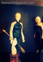 Starbuck (Season 2) with Arrow of Apollo Stand (Battlestar Galactica) Custom Action Figure