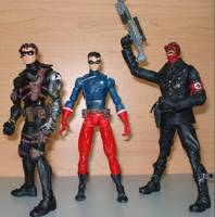 Red Skull, Winter Soldier, & Bucky (Marvel Legends) Custom Action Figure