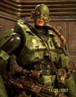 Codename: Striker - Female Spartan 1st Termination Squad Yellow 2nd Seat (Halo) Custom Action Figure