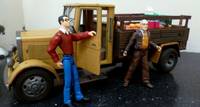 Clark and Jonathan Kent Truck (Superman) Custom Action Figure