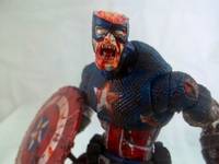 Marvel Zombies Captain America (Marvel Legends) Custom Action Figure