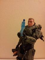Master Chief and Cortana (Halo) Custom Action Figure