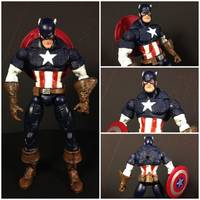 Face off Captain America Repaint (Marvel Legends) Custom Action Figure