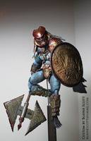 God of Bones: Druidic Predator Chieftain (1100 AD) (Predator) Custom Action Figure