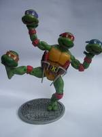 TMNT Classic Toon Style Heads (Teenage Mutant Ninja Turtles) Custom Action Figure
