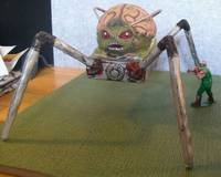 Doom 2 Spider Mastermind (Doom) Custom Diorama / Playset