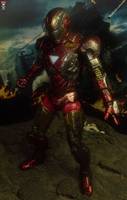 Iron Man MK VI Battle Damaged (Walmart Avengers Line) (Avengers) Custom Action Figure