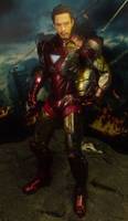 Iron Man MK VI Battle Damaged (Walmart Avengers Line) (Avengers) Custom Action Figure