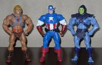 Motuc Captain America (Masters of the Universe) Custom Action Figure