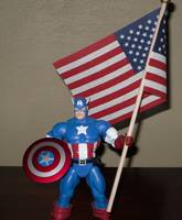 Motuc Captain America (Masters of the Universe) Custom Action Figure