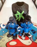 Degeneration Smurf (Wrestling) Custom Action Figure