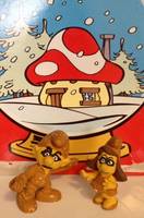 Gold Smurf & Gold Smurfette (Smurfs) Custom Miniature / Figurine