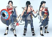Wonder Woman New 52 Amored (Wonder Woman) Custom Action Figure