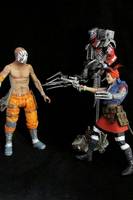 Gaige and Deathtrap (Borderlands) Custom Action Figure
